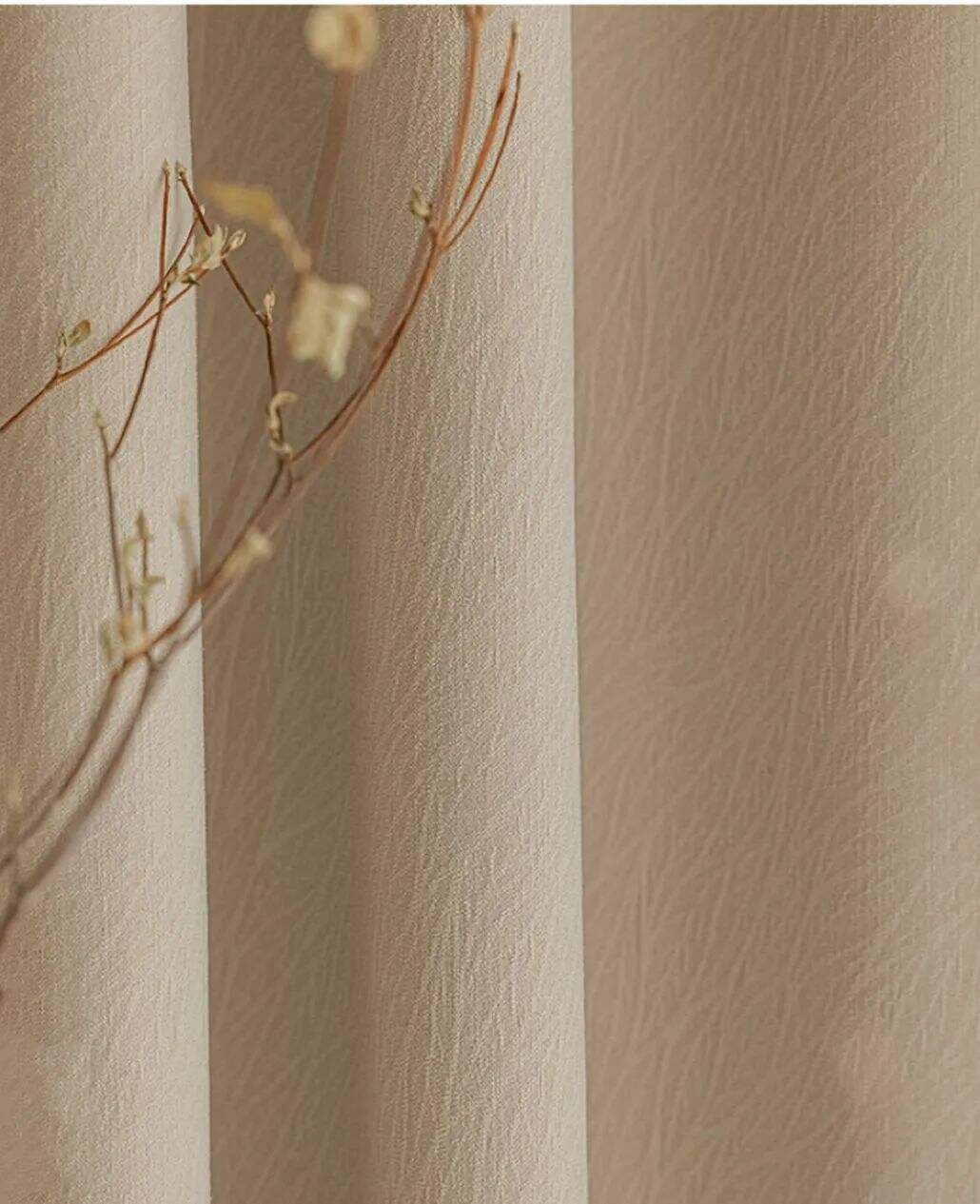 Foulola News: ZSYR# 2.8/3.2m Width Linen Style Curtain, manufacture