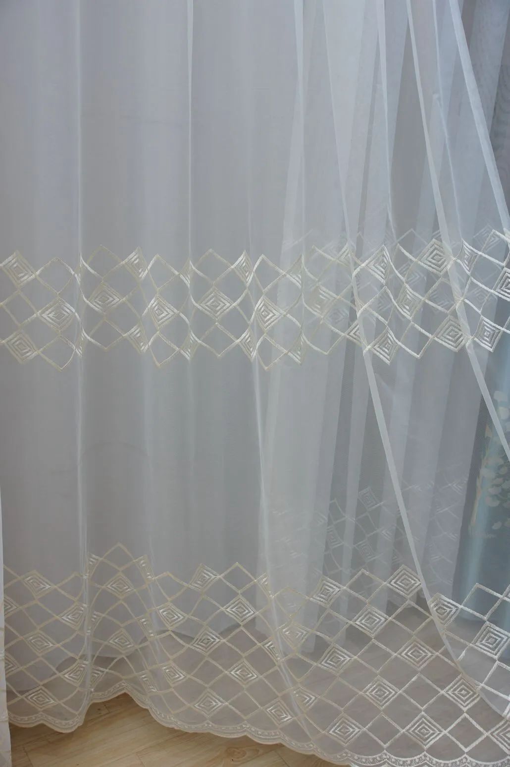 Foulola News: Embroidery Sheer Curtain :SHXG#/MFSL# supplier