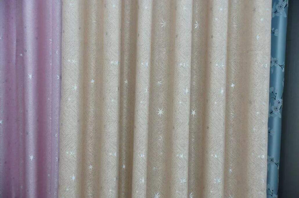 Foulola: Linen Style Polyester Brushed Jacquard Curtain details