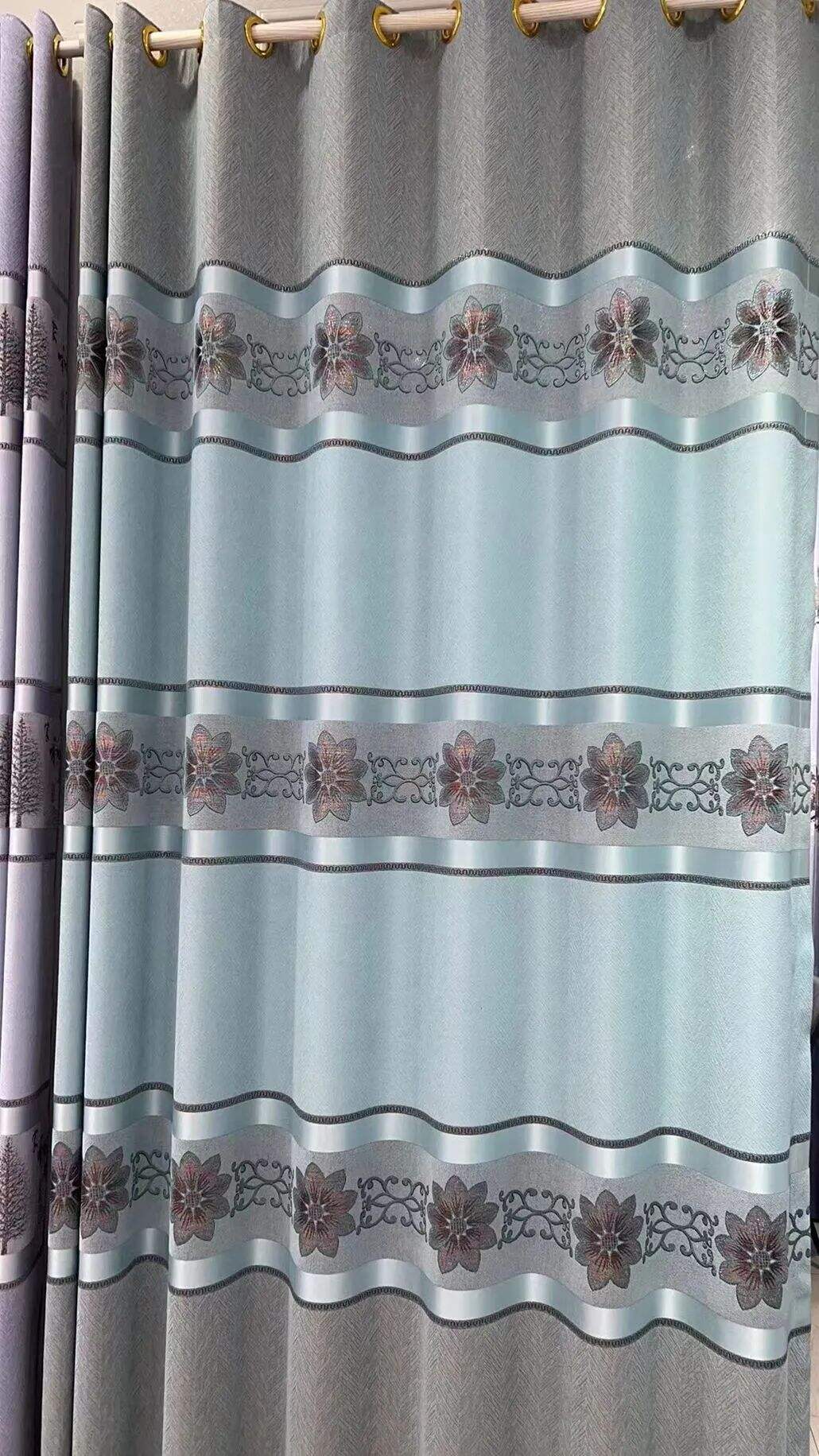 Foulola News: Cheap Jacquard Curtain Fabric, Widht 2.8m factory