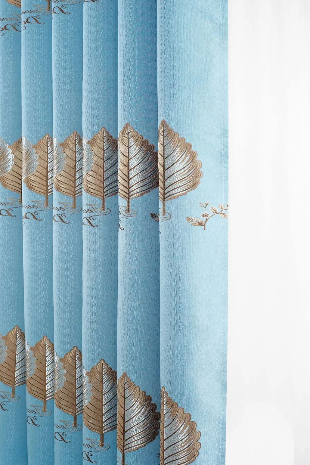 Foulola News:2.8/3.2m Width Jacquard Blackout Curtain 2201Series details