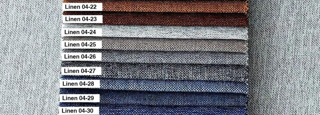 Foulola News:Plain Linen Cotton Sofa Fabric, Linen-04 details