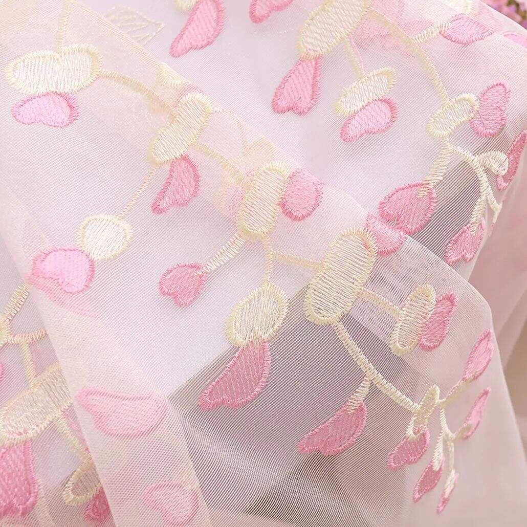 Foulola: X-2021 Series High Grade Embroidery Curtain with Sheers supplier