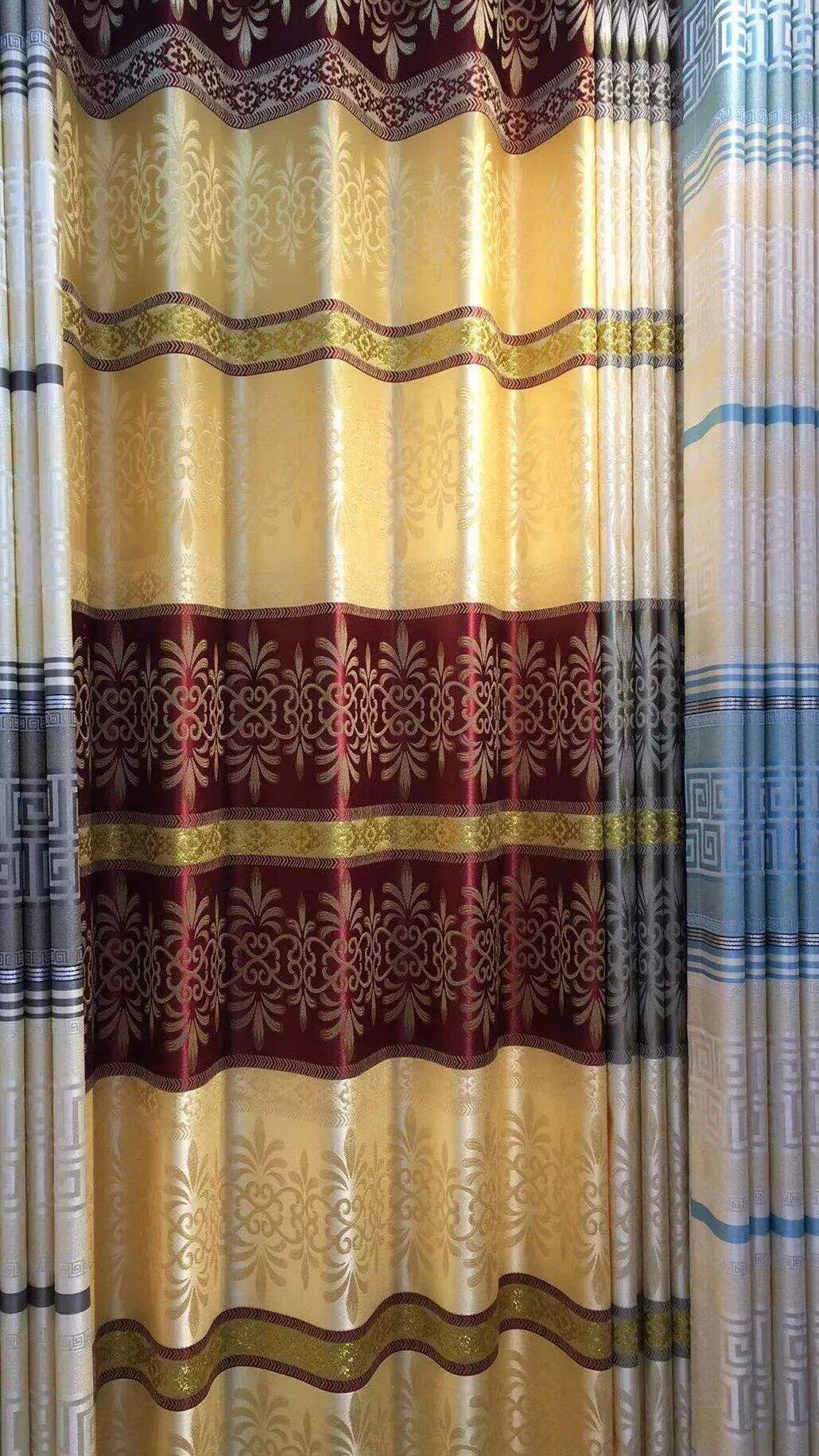 Foulola News: Cheap Jacquard Curtain Fabric. Width 280cm, details