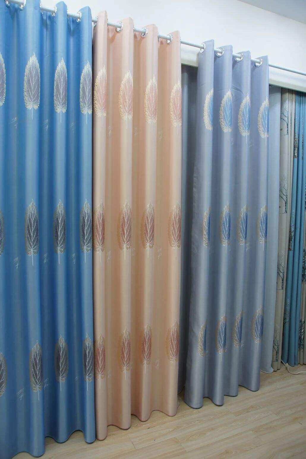 Foulola News:2.8-3.2m Width 8801/8803/8806# Blackout Jacquard factory