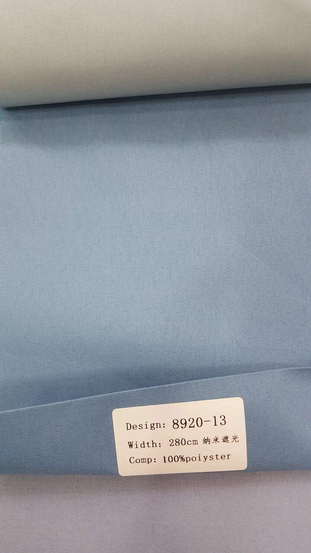 Foulola News: 8920# Series เคลือบสี 100% รายละเอียดผ้าม่านบังแสง