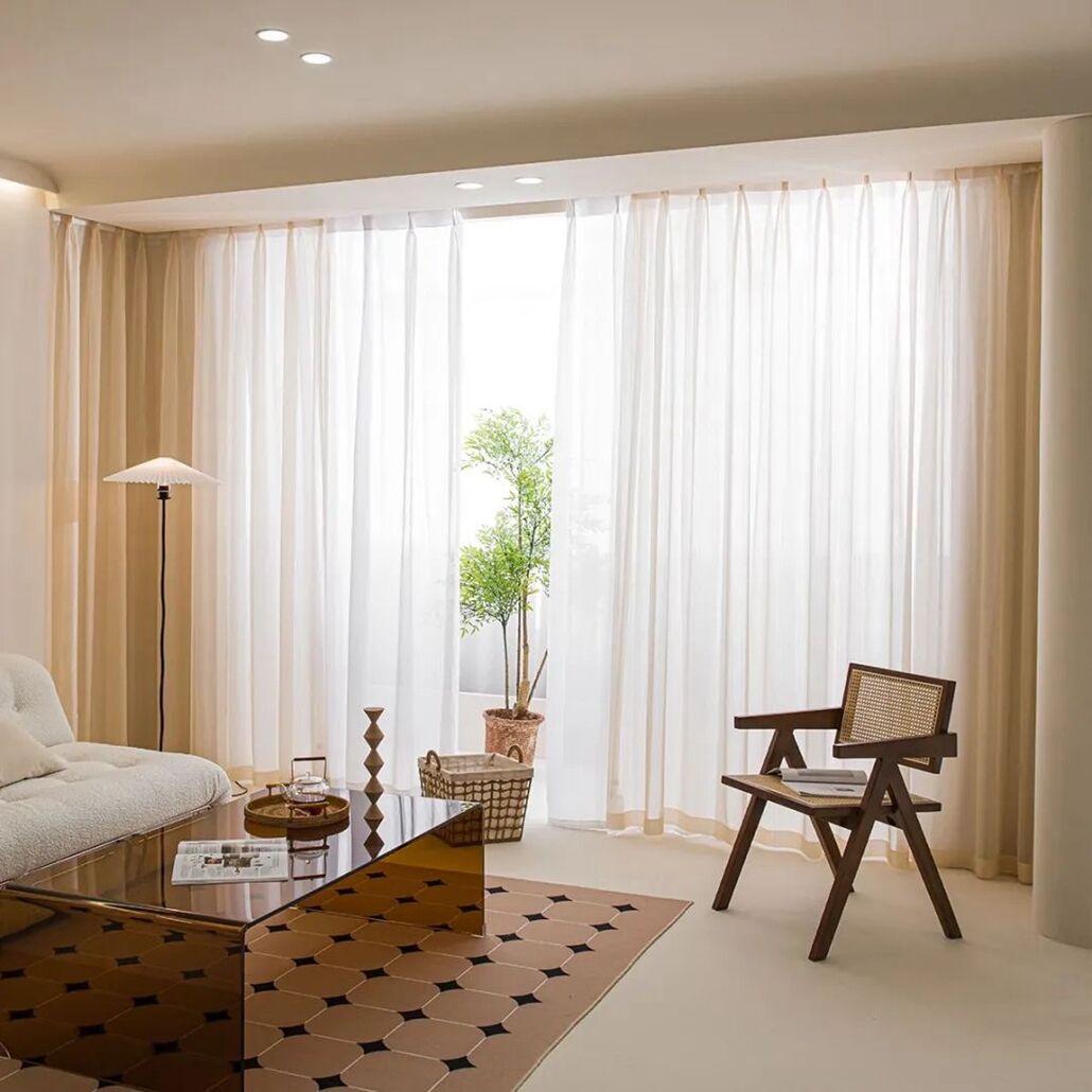 Foulola News：LJS /YHS/NYYMS# Sheer Curtain manufacture