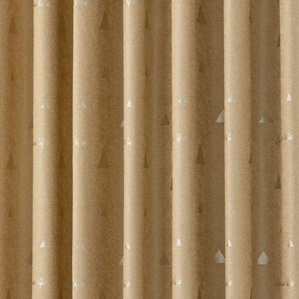 Foulola: Linen Style Polyester Brushed Jacquard Curtain details