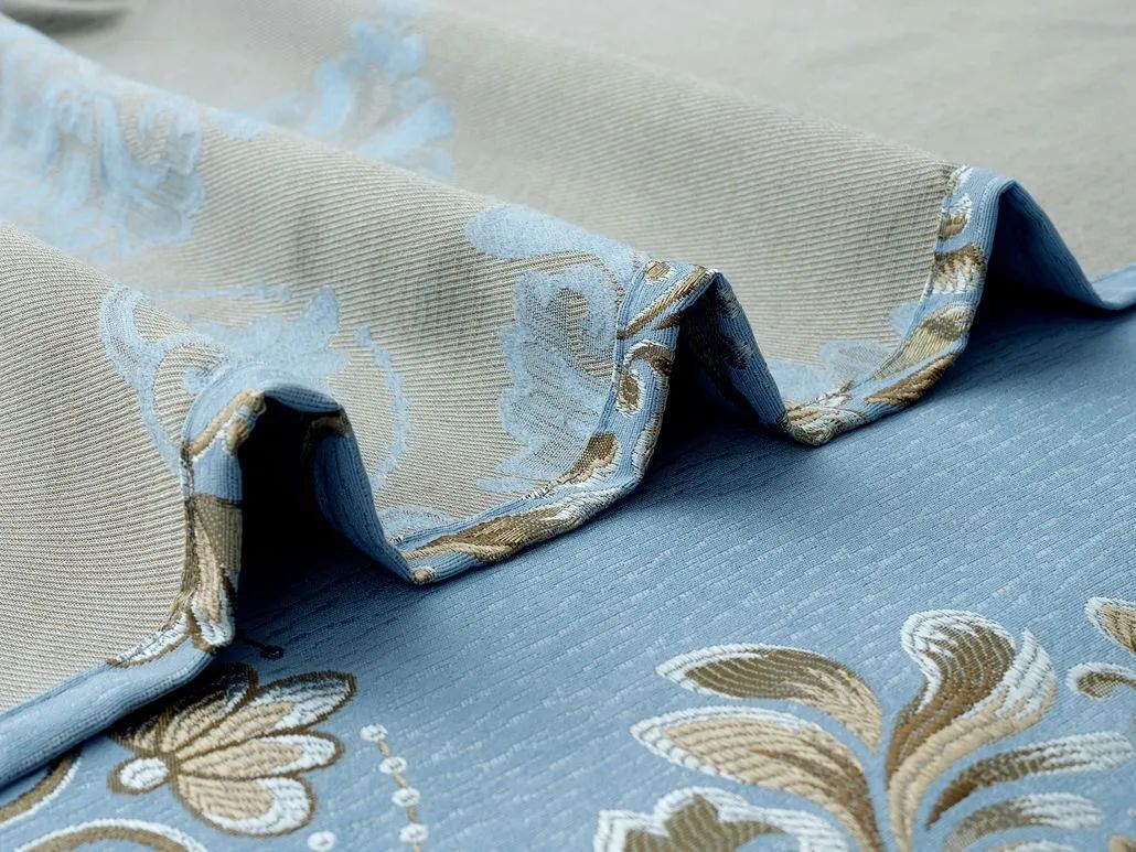 Foulola News:2.8/3.2m Width Jacquard Blackout Curtain 2201Series details