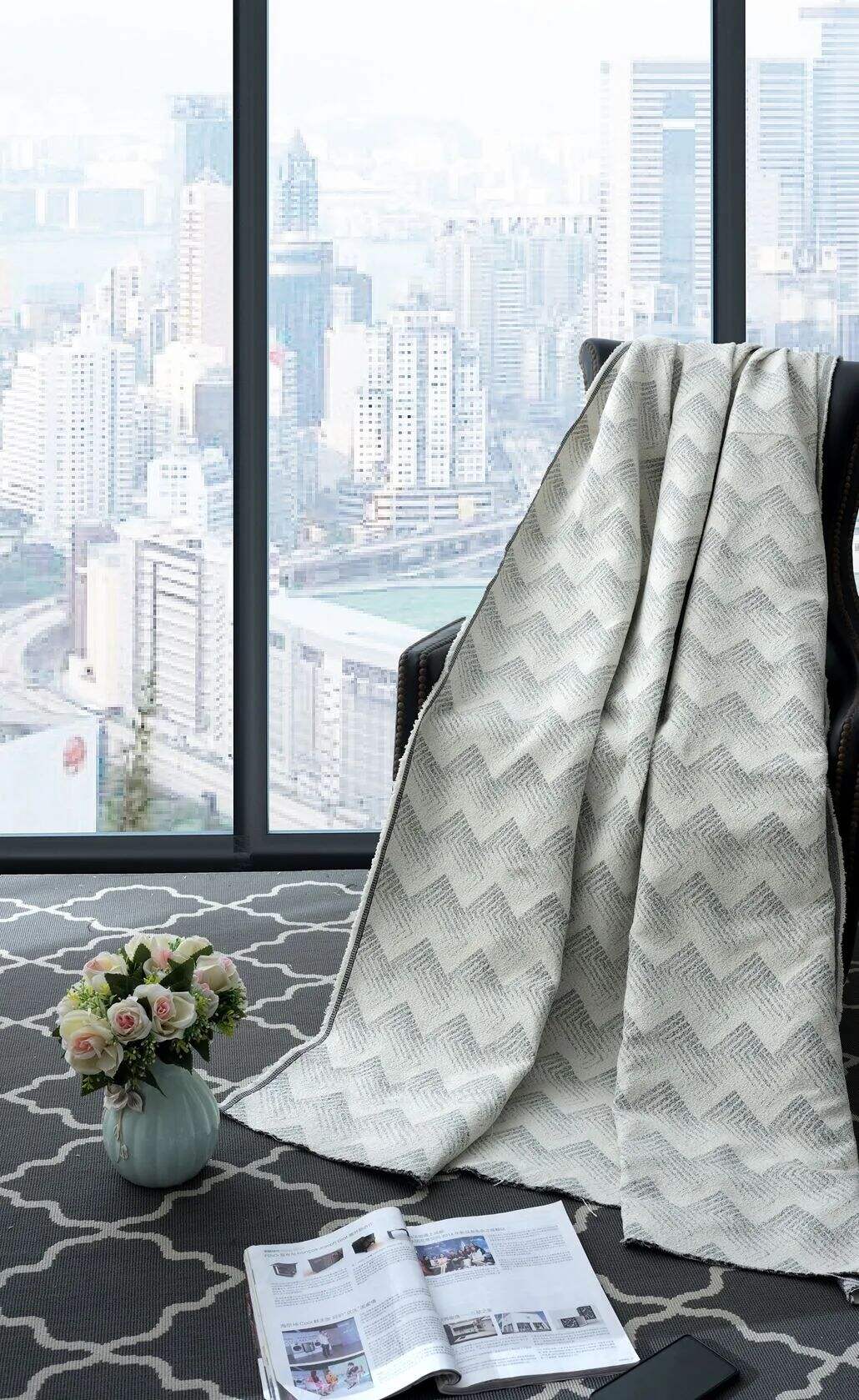Foulola News：Jacquard Velvet Sofa Fabric , Velvet- 01 factory
