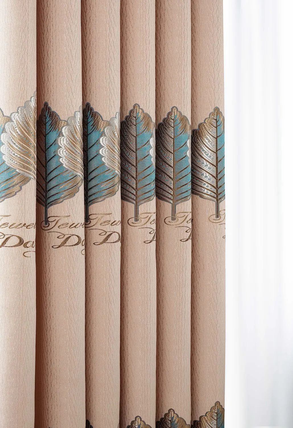 Foulola News:2.8/3.2m Width Jacquard Blackout Curtain 2201Series factory