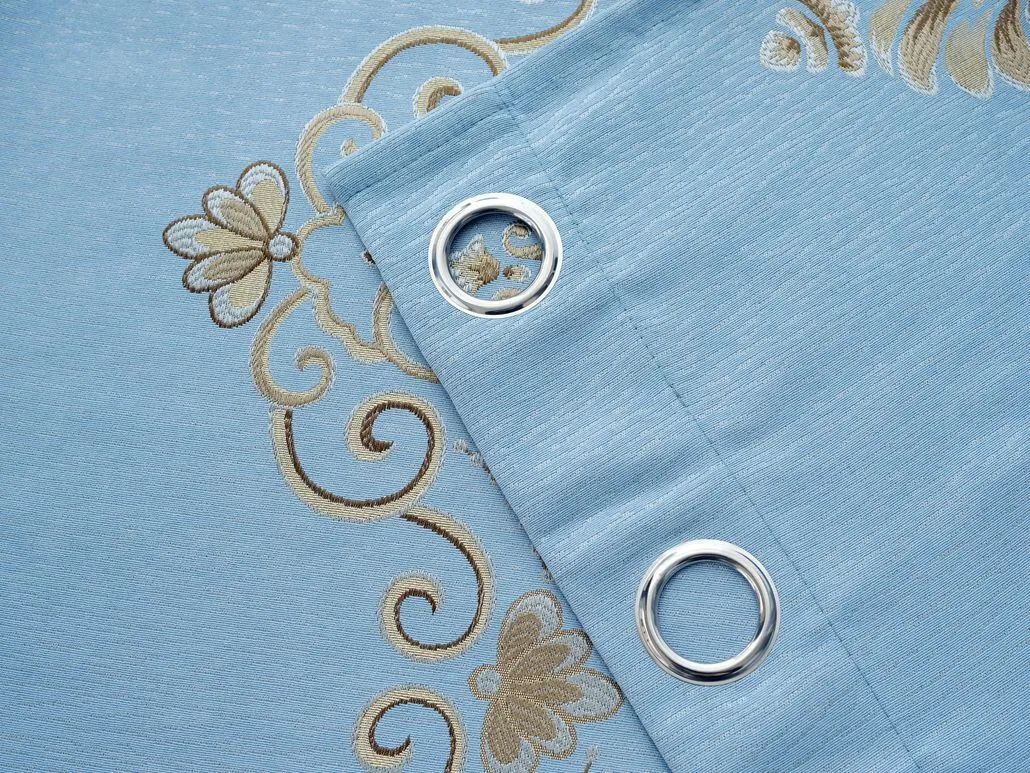 Foulola News:2.8/3.2m Width Jacquard Blackout Curtain 2201Series manufacture