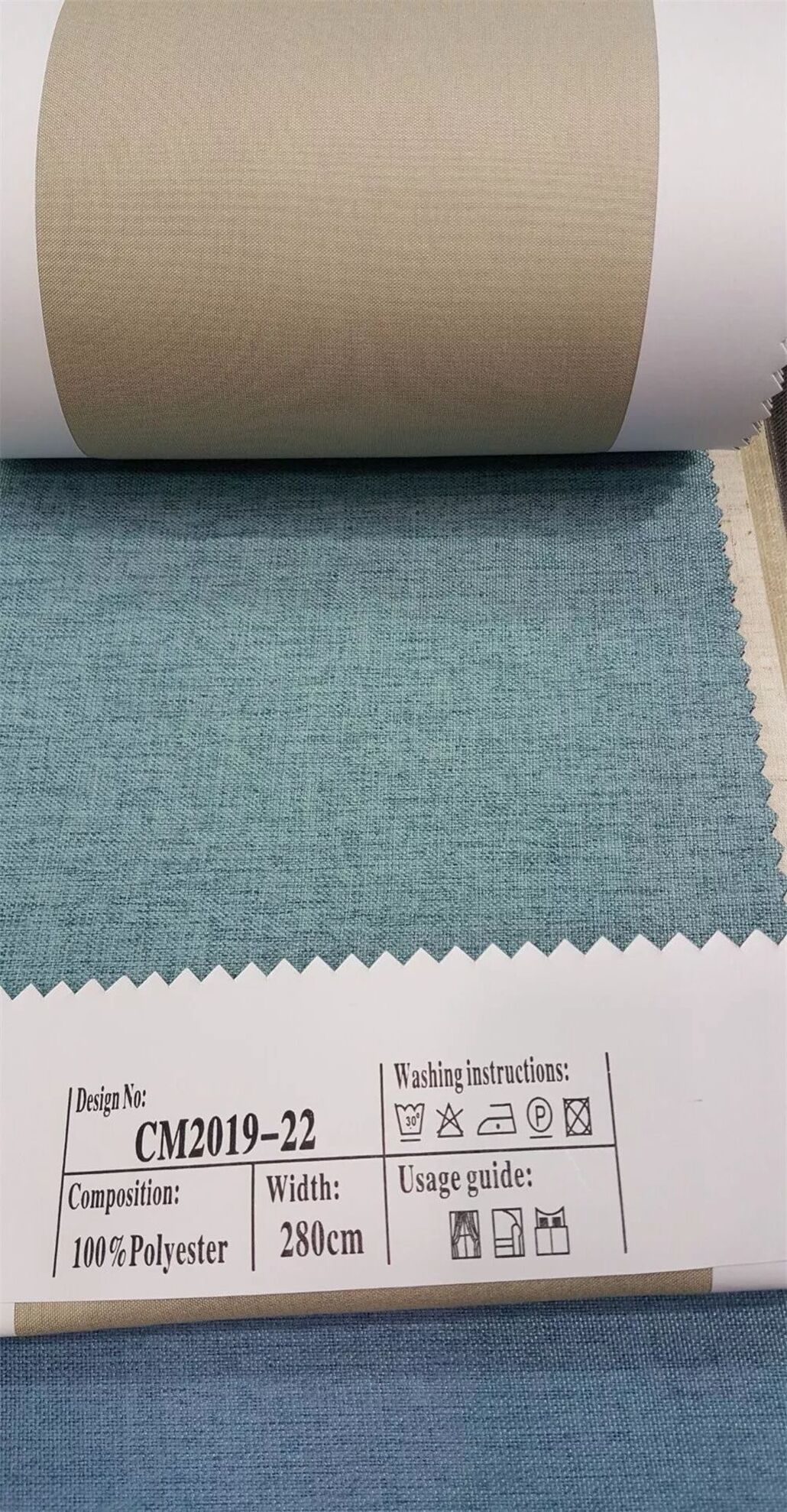 Foulola News: 2019# Linen 100% Blackout， Maling Coating Artwork, Vandtæt Gardin & Stofdetaljer