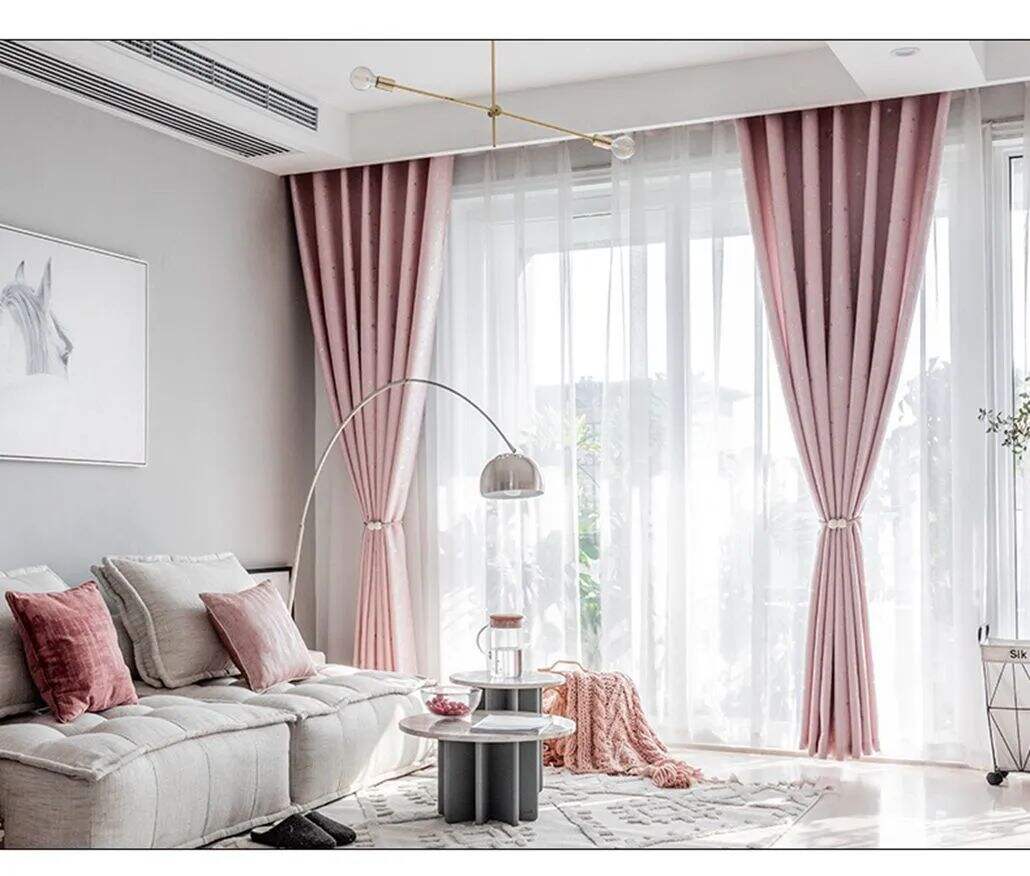 Foulola: Linen Style Polyester Brushed Jacquard Curtain details