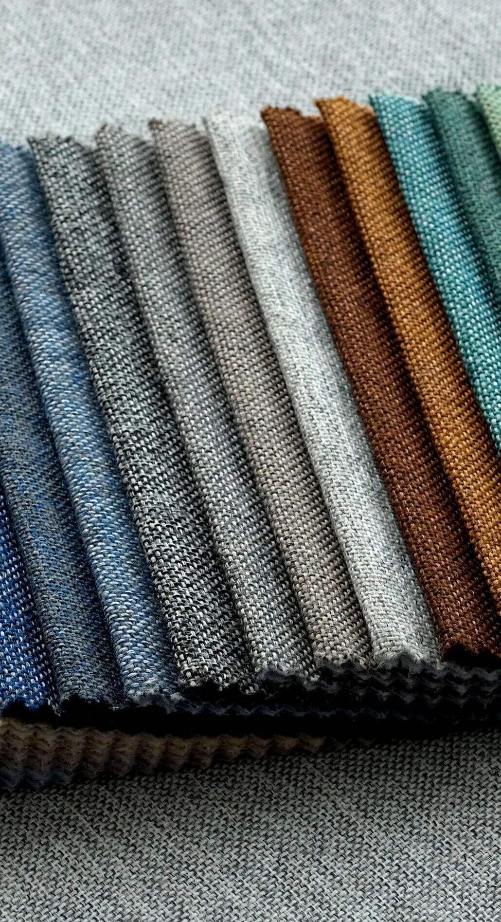 Foulola News:Plain Linen Cotton Sofa Fabric, Linen-04 factory