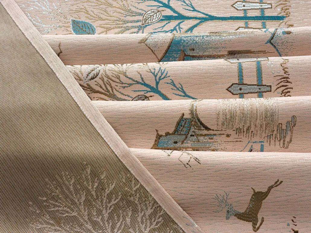 Foulola News:2.8/3.2m Width Jacquard Blackout Curtain 2201Series factory