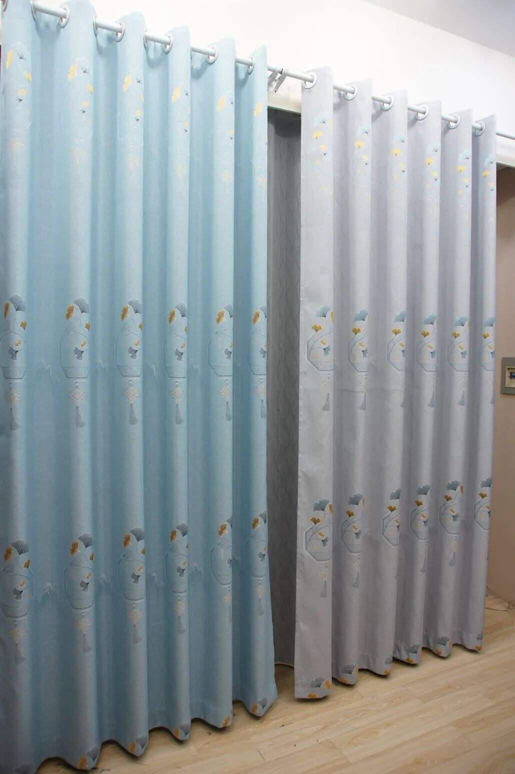 Foulola News: 3.3m Width Jacquard Curtain factory