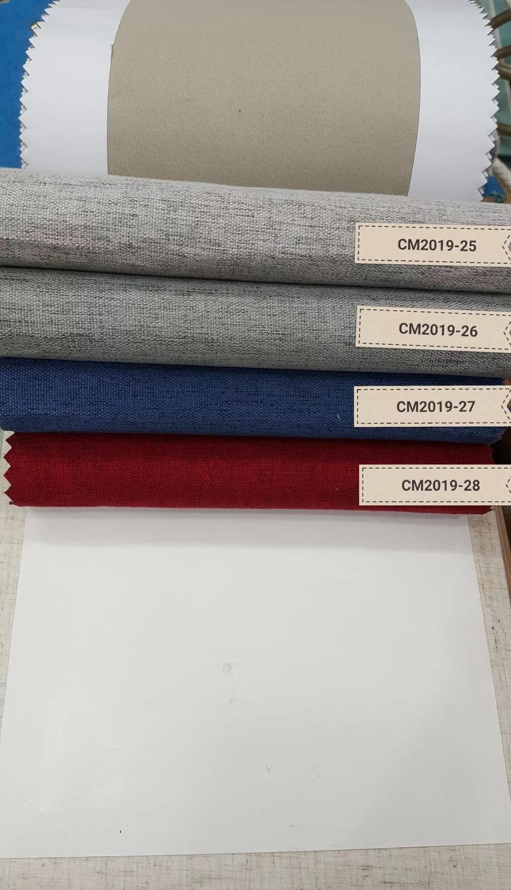 Foulola News: 2019# Linen 100% Blackout, Maling Coating Artwork, Vandtæt Gardin & Stoffremstilling