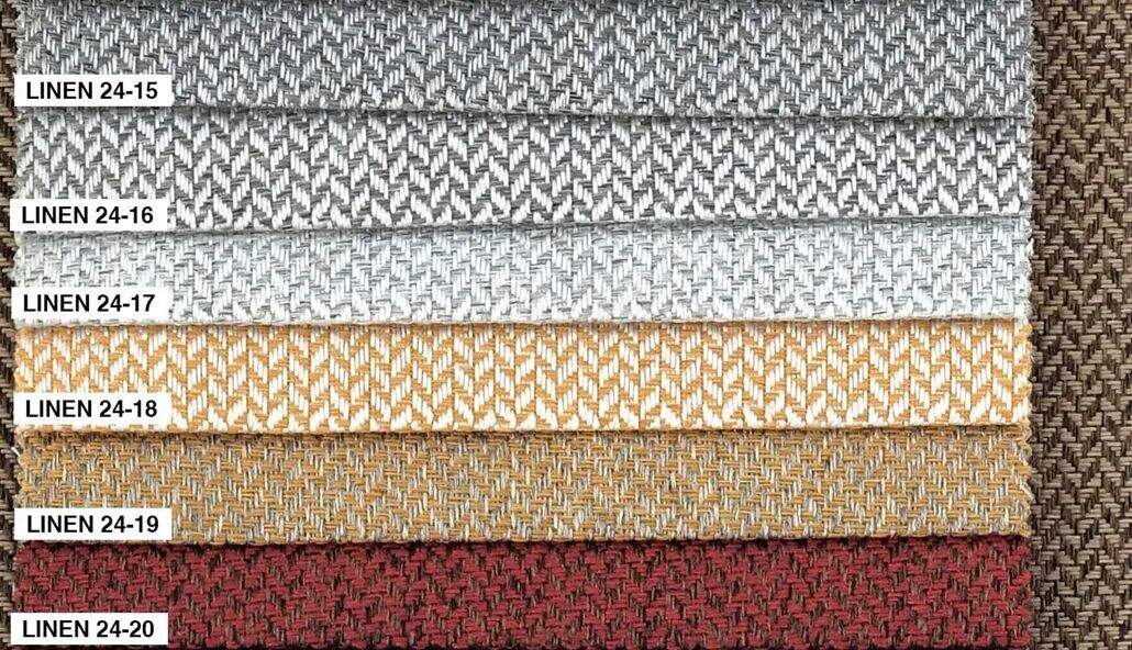Foulola News：Plain Linen Style Sofa Fabric - 24 Series factory