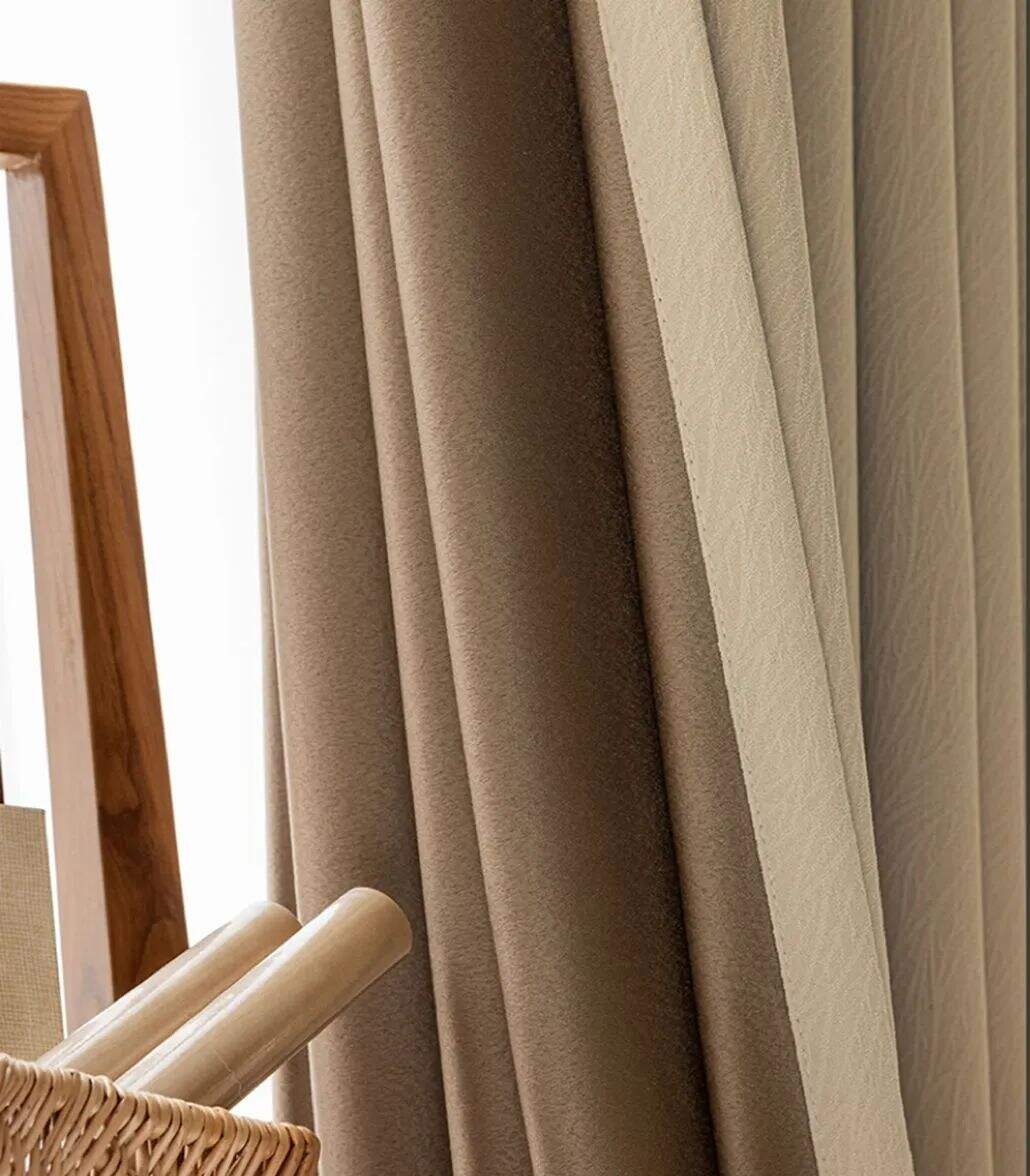 Foulola News: ZSYR# 2.8/3.2m Width Linen Style Curtain, manufacture