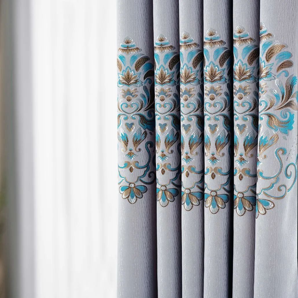 Foulola News:2.8/3.2m Width Jacquard Blackout Curtain 2201Series factory