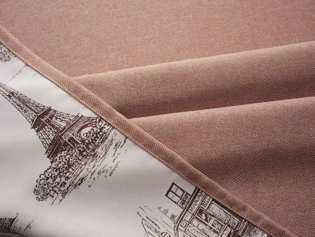 Foulola News:One Side Pure Linen,One Side Top Printed details