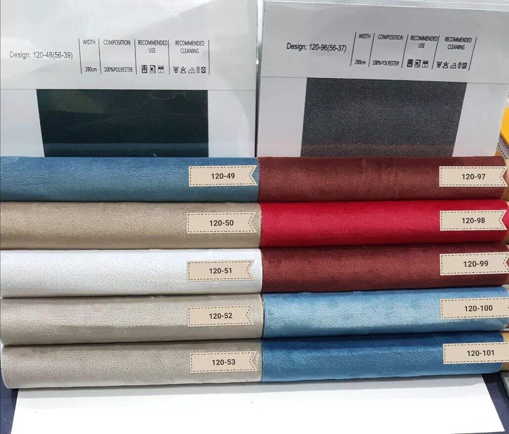 Foulola：120#Series Blackout dutch holland Velvet Curtain supplier