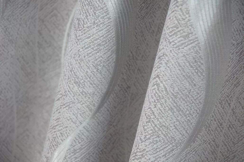 Foulola: Linen Style Polyester Brushed Jacquard Curtain supplier