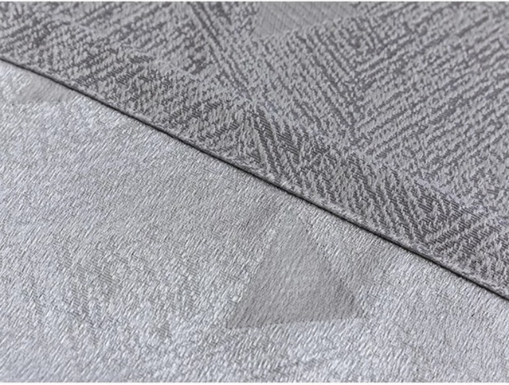 Foulola: Linen Style Polyester Brushed Jacquard Curtain details