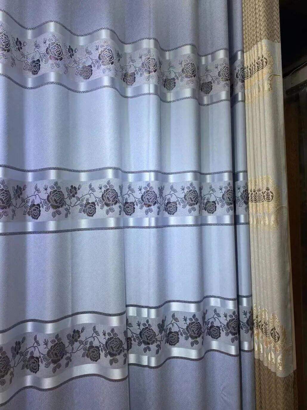 Foulola News: Cheap Jacquard Curtain Fabric, Widht 2.8m factory