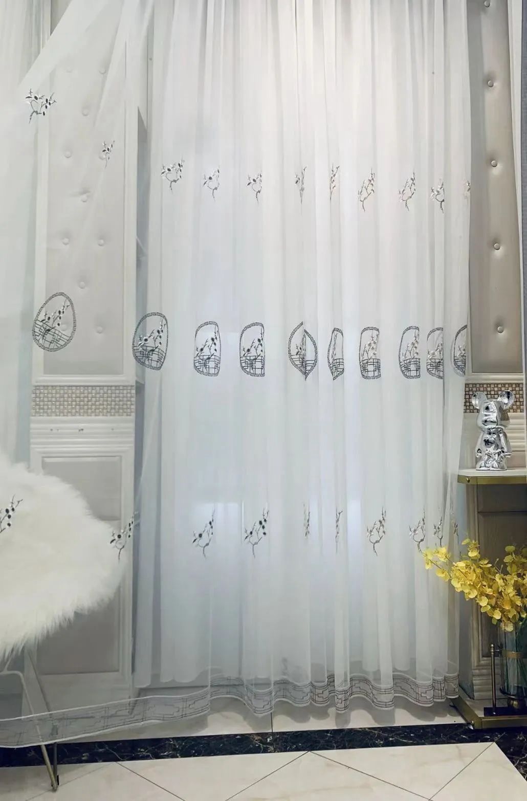Foulola News: QCTHL/CBGZ/CHY/QKWL/MHC/XXXY# Embroidery Sheers supplier