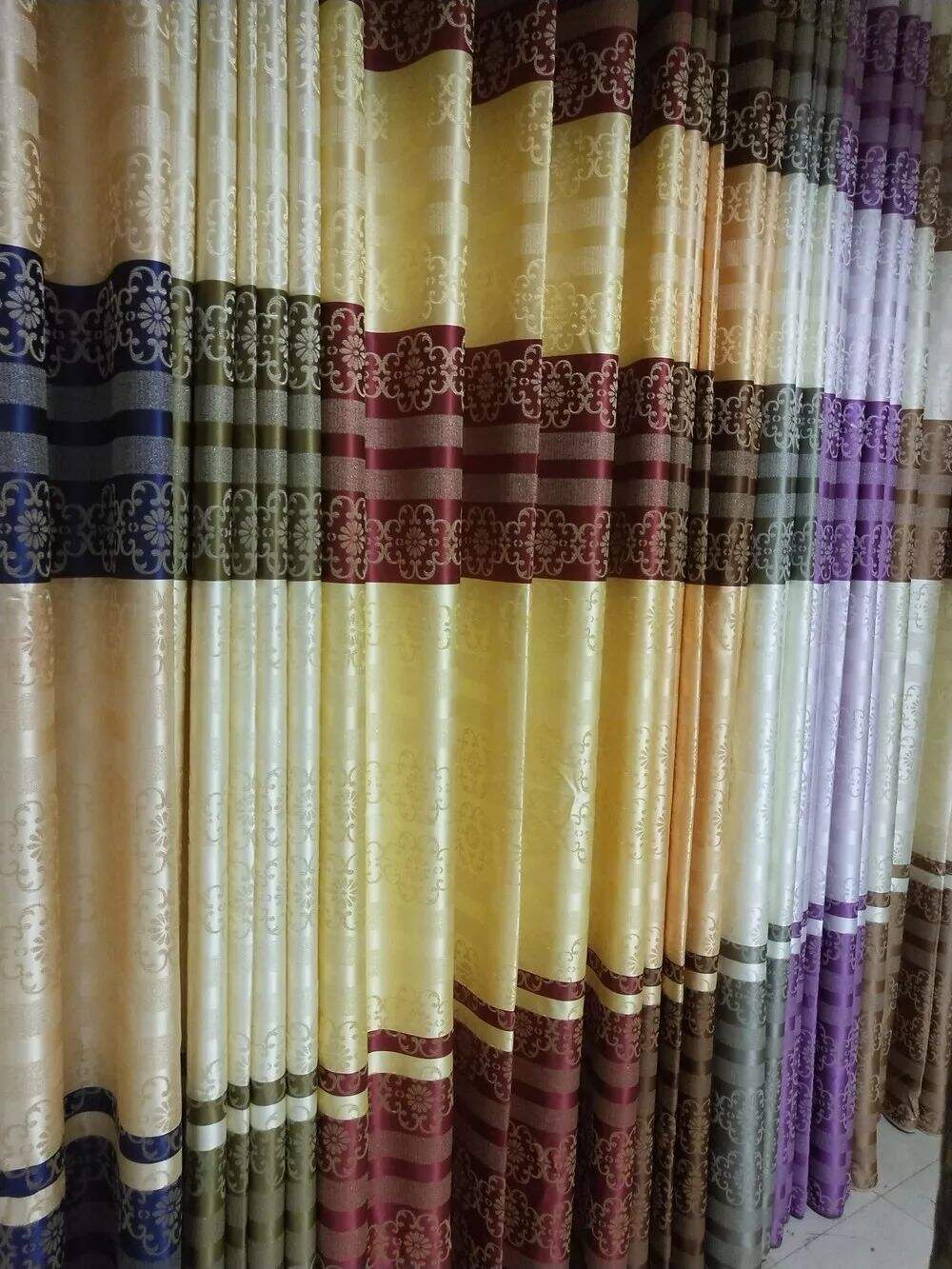 2.8m Width, Jacquard Curtain Fabric, 178gsm 500g/m factory