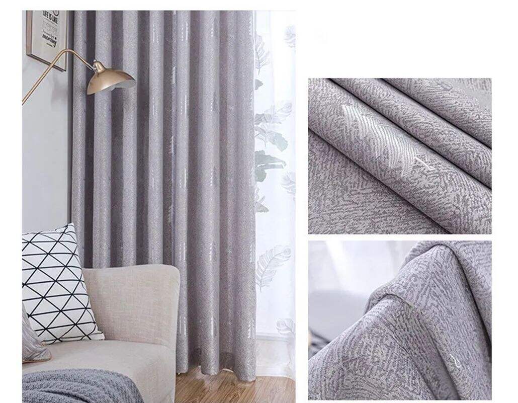 Foulola: Linen Style Polyester Brushed Jacquard Curtain factory
