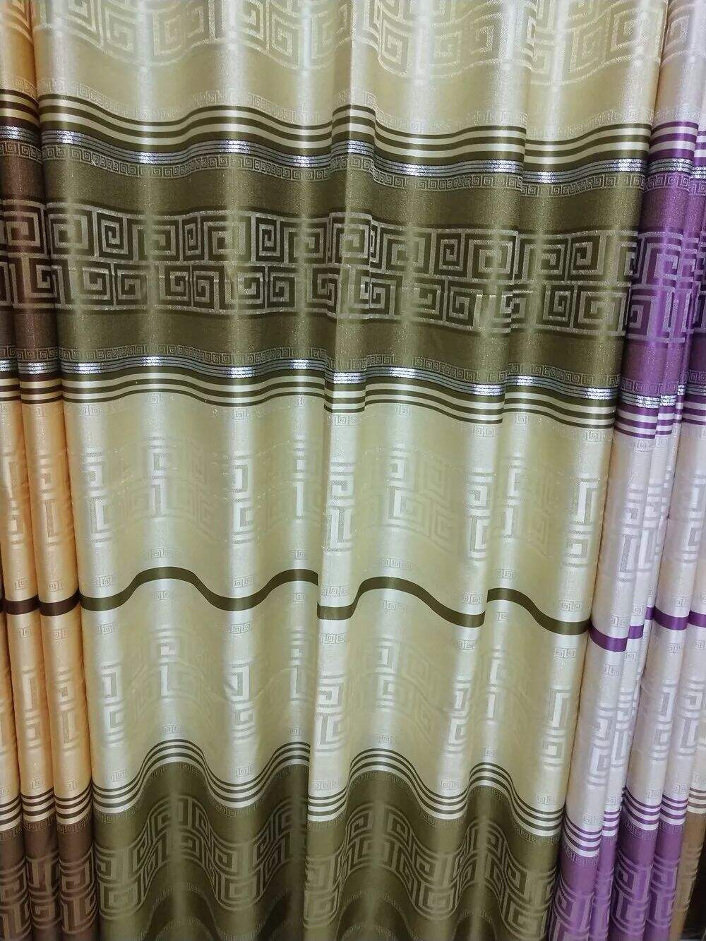 2.8m Width, Jacquard Curtain Fabric, 178gsm 500g/m factory