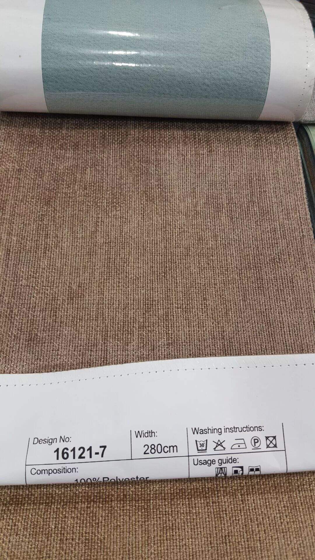 Foulola News: 16121 Series Blackout Chinel Curtain factory