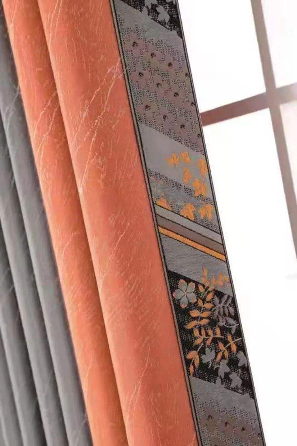 Foulola News: 3.4m Height Mix Style Weaving Luxury Curtain factory