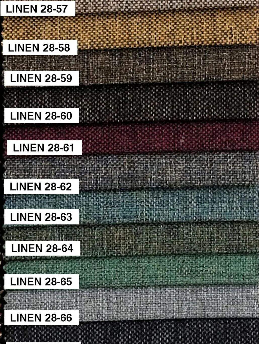 Foulola News:Plain Linen Sofa Fabric-28 Series details