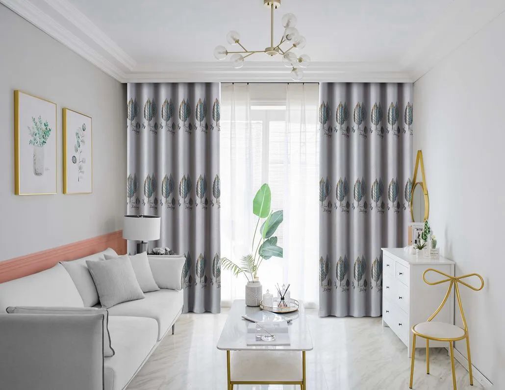 Foulola News:2.8/3.2m Width Jacquard Blackout Curtain 2201Series details