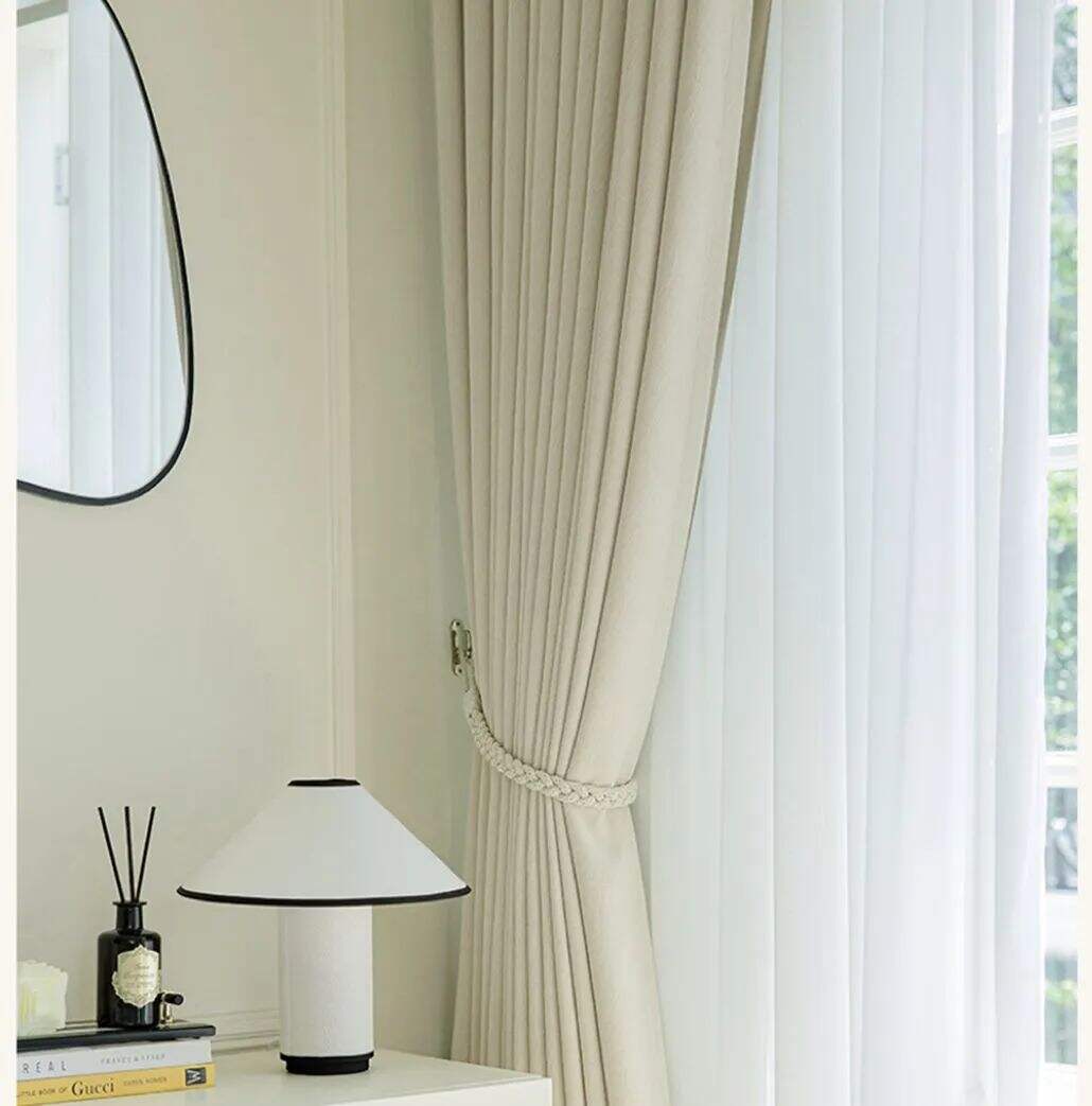 Foulola News: ZSYR# 2.8/3.2m Width Linen Style Curtain, details