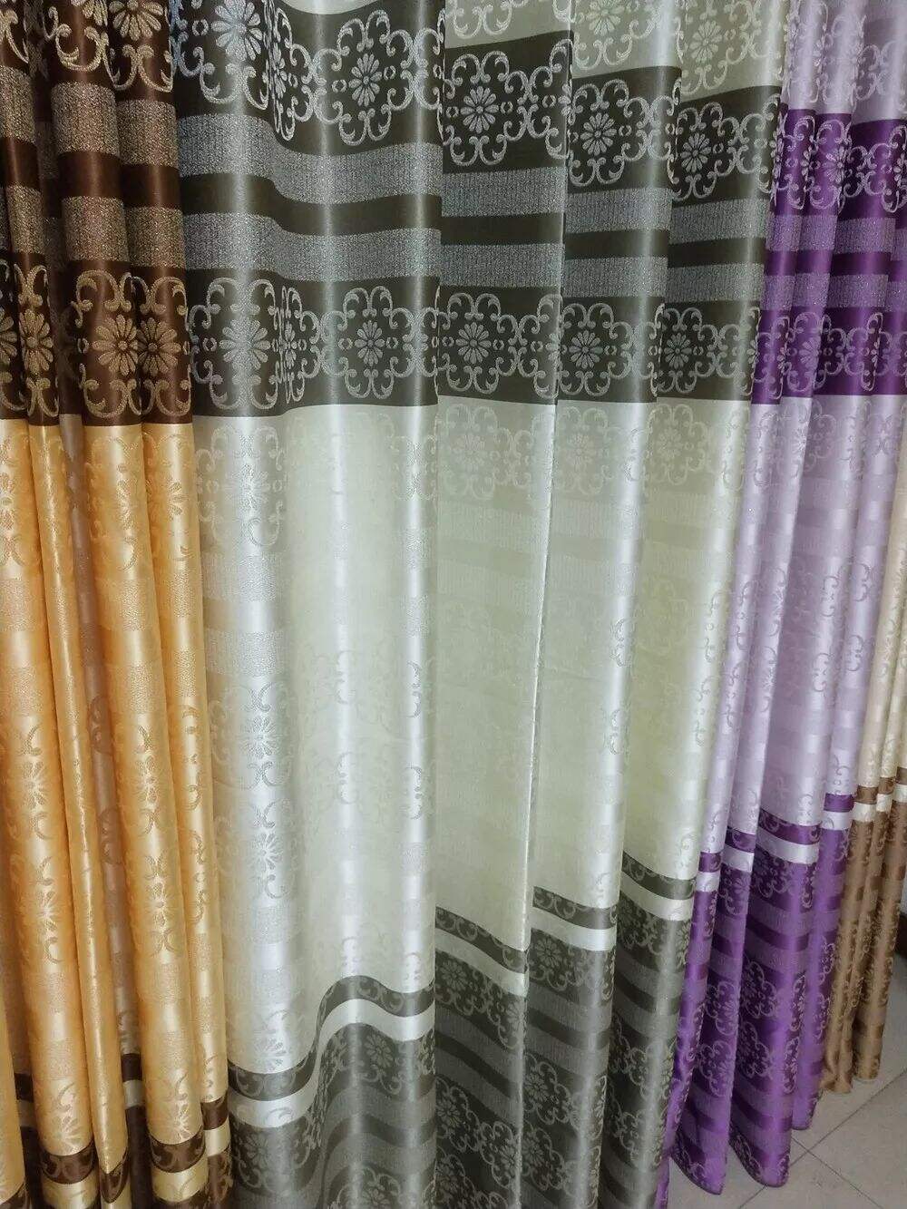 2.8m Width, Jacquard Curtain Fabric, 178gsm 500g/m factory