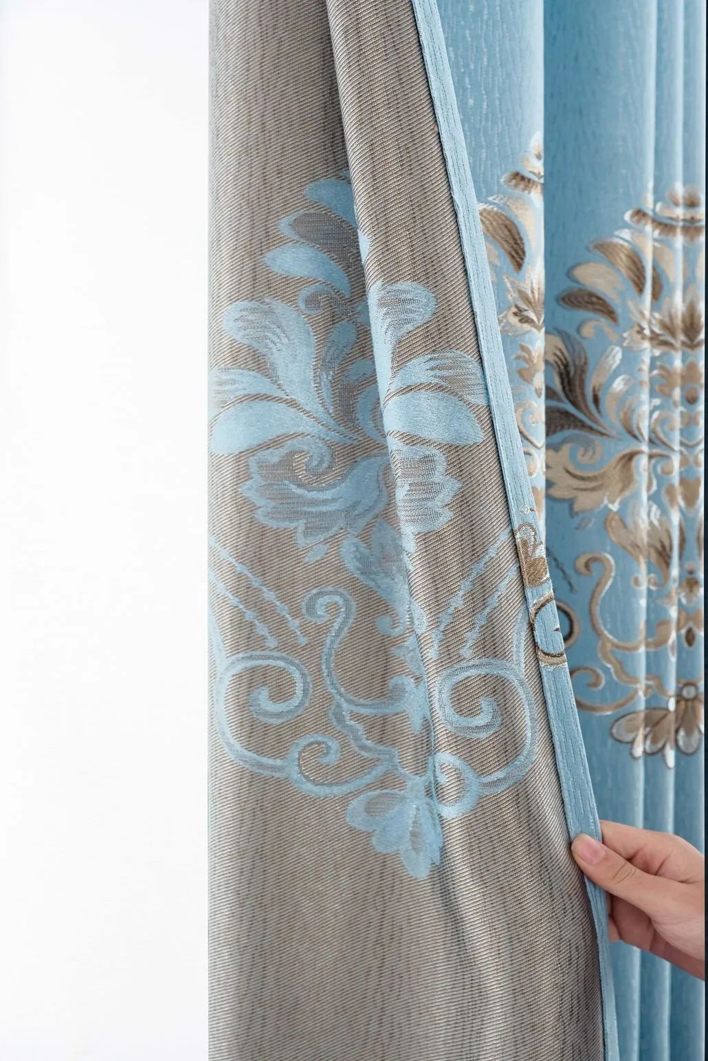 Foulola News:2.8/3.2m Width Jacquard Blackout Curtain 2201Series manufacture