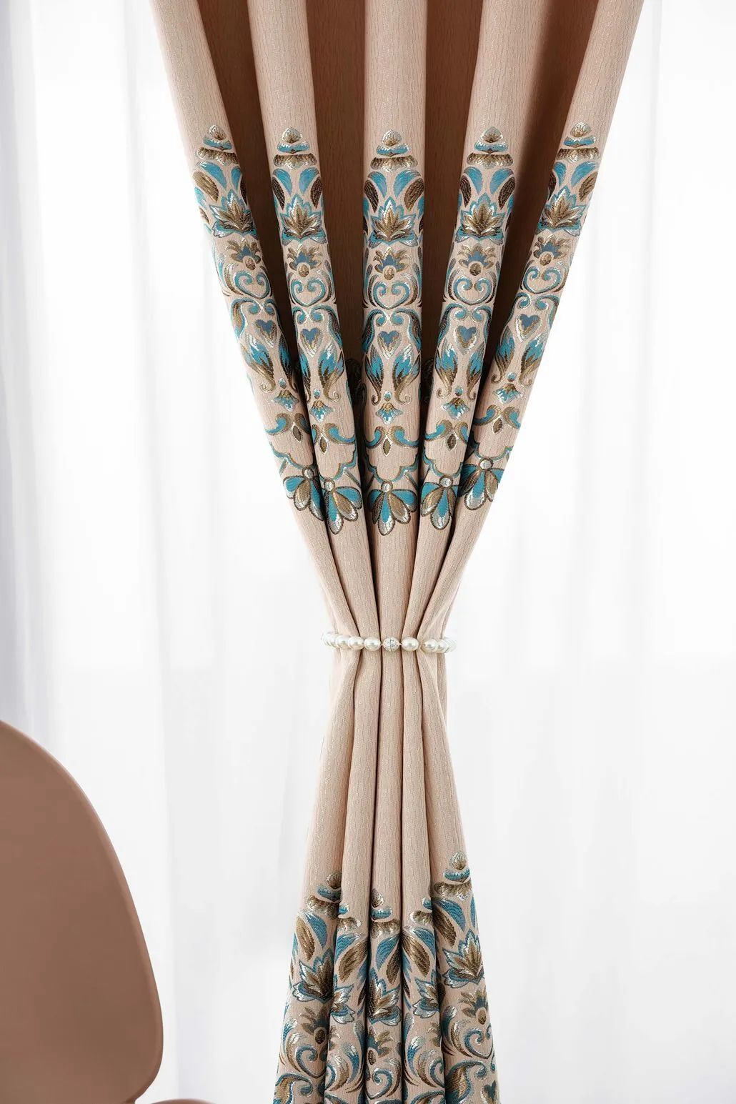 Foulola News:2.8/3.2m Width Jacquard Blackout Curtain 2201Series supplier
