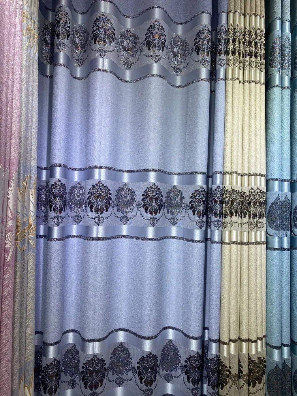 Foulola News: Cheap Jacquard Curtain Fabric, Widht 2.8m supplier
