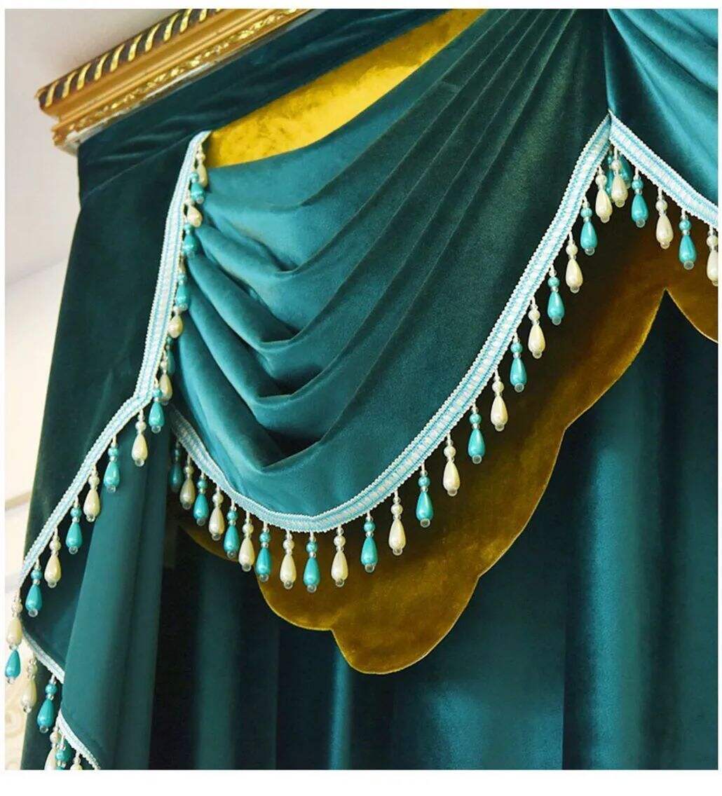 Foulola: YDL Series ltalian Velvet Curtain Fabric, 2.80m Width factory
