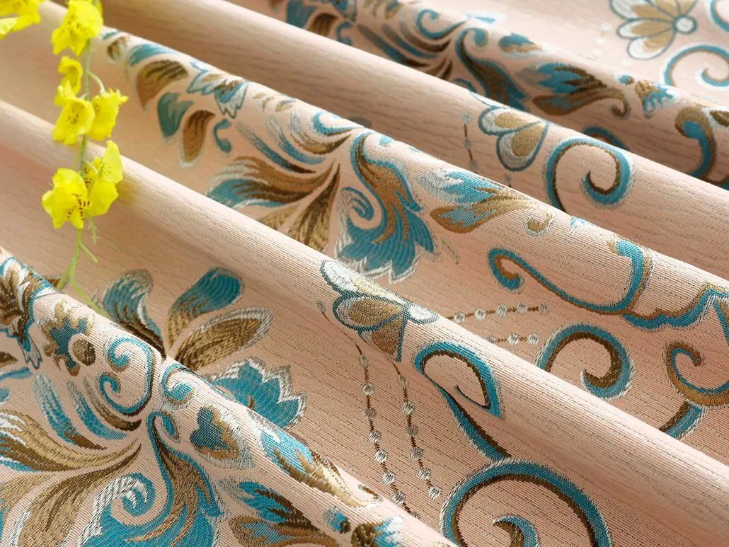 Foulola News:2.8/3.2m Width Jacquard Blackout Curtain 2201Series factory