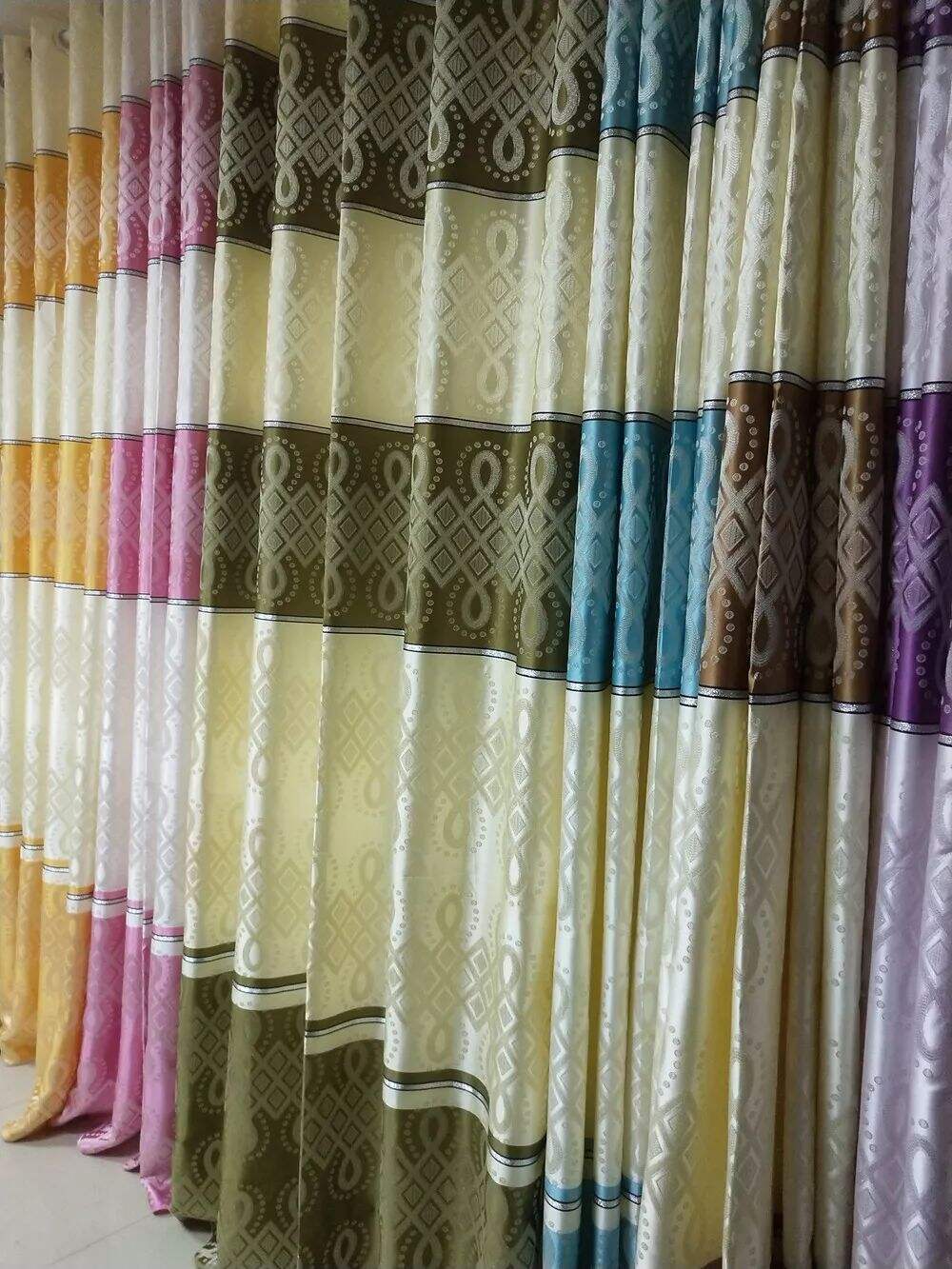 2.8m Width, Jacquard Curtain Fabric, 178gsm 500g/m factory