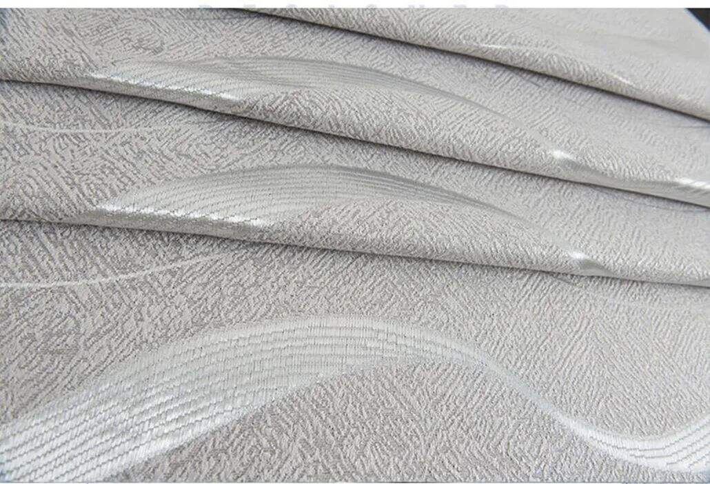 Foulola: Linen Style Polyester Brushed Jacquard Curtain details