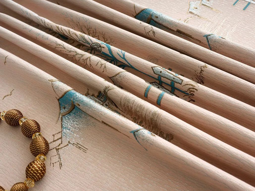 Foulola News:2.8/3.2m Width Jacquard Blackout Curtain 2201Series supplier