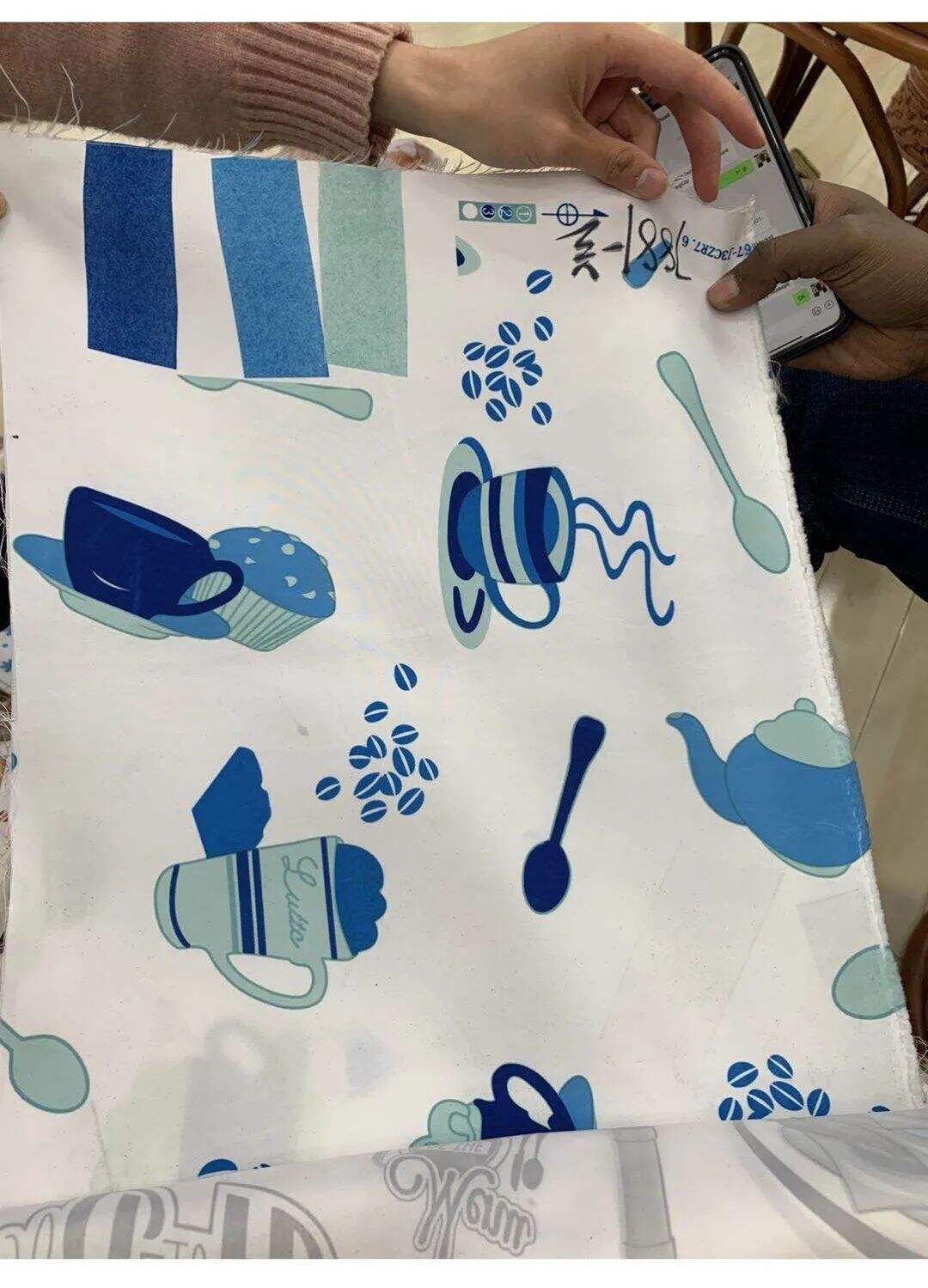 Foulola Kitchen Curtain -- Printed Patterns Collectio supplier