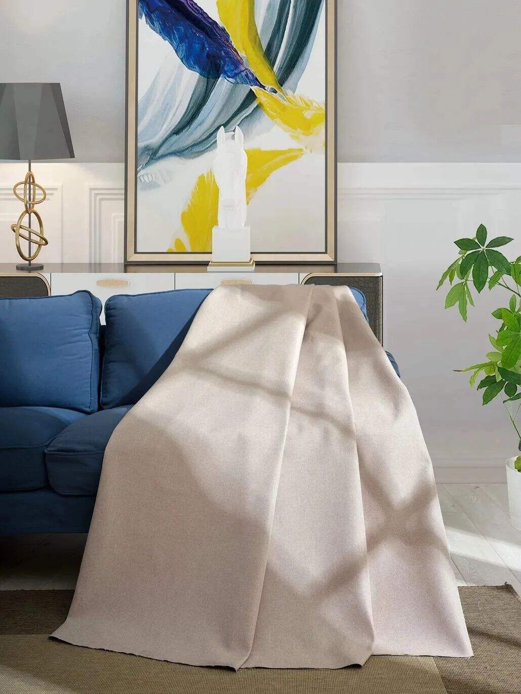 Foulola News:Plain Linen Sofa Fabric 05 Series manufacture